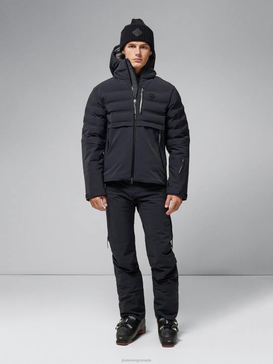 Orbit Hybrid Down Jacket Black Men J.Lindeberg Clothing 66XF1300 - Image 3