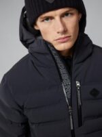 Orbit Hybrid Down Jacket Black Men J.Lindeberg Clothing 66XF1300 - Image 4