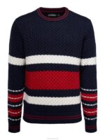 Orion Color Block Sweater Navy Men J.Lindeberg Clothing 66XF2301 - Image 5