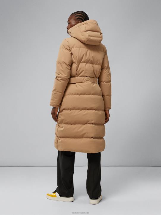 Orion Down Parka Tiger Brown Women J.Lindeberg Clothing 66XF2848 - Image 2