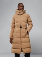 Orion Down Parka Tiger Brown Women J.Lindeberg Clothing 66XF2848 - Image 4