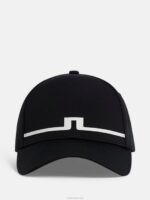 Oscar Cap Black Men J.Lindeberg Accessory 66XF866