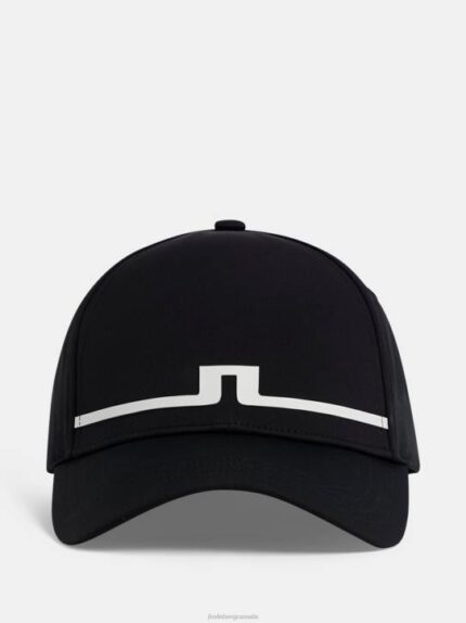 Oscar Cap Black Men J.Lindeberg Accessory 66XF866