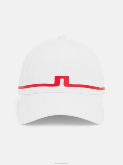 Oscar Cap White Men J.Lindeberg Accessory 66XF863