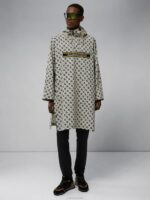 Packable Poncho Black monogram check Men J.Lindeberg Clothing 66XF2426 - Image 2