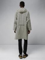 Packable Poncho Black monogram check Men J.Lindeberg Clothing 66XF2426