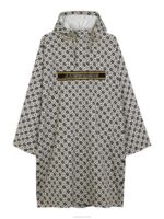 Packable Poncho Black monogram check Men J.Lindeberg Clothing 66XF2426 - Image 4