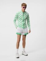 Patric Jacquard Mid Layer White Sphere Dot Men J.Lindeberg Clothing 66XF604 - Image 3