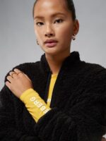 Patricia Pile Fleece Jacket Black Women J.Lindeberg Clothing 66XF2814 - Image 3