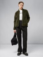 Patricia Pile Fleece Jacket Forest Green Women J.Lindeberg Clothing 66XF2815 - Image 2