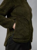 Patricia Pile Fleece Jacket Forest Green Women J.Lindeberg Clothing 66XF2815 - Image 3