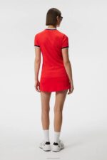 Patricia Top Fiery Red Women J.Lindeberg Clothing 66XF1508 - Image 2