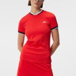 Patricia Top Fiery Red Women J.Lindeberg Clothing 66XF1508