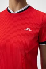 Patricia Top Fiery Red Women J.Lindeberg Clothing 66XF1508 - Image 5