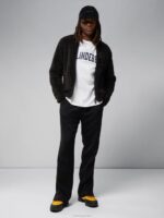 Patrik Pile Fleece Jacket Black Men J.Lindeberg Clothing 66XF2269 - Image 2