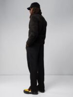 Patrik Pile Fleece Jacket Black Men J.Lindeberg Clothing 66XF2269