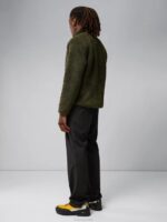 Patrik Pile Fleece Jacket Forest Green Men J.Lindeberg Clothing 66XF2270