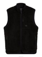 Patrik Pile Fleece Vest Black Men J.Lindeberg Clothing 66XF2271 - Image 5