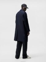 Paxton Raglan Wool Coat Navy Men J.Lindeberg Clothing 66XF930 - Image 2