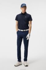 Peat Polo Navy Men J.Lindeberg Clothing 66XF260 - Image 2