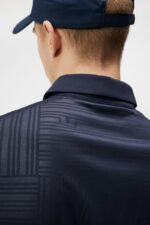 Peat Polo Navy Men J.Lindeberg Clothing 66XF260 - Image 4