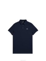 Peat Polo Navy Men J.Lindeberg Clothing 66XF260 - Image 5
