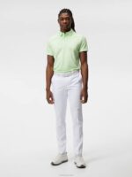 Peat Polo Patina Green Men J.Lindeberg Clothing 66XF259 - Image 2