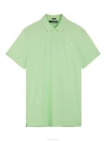 Peat Polo Patina Green Men J.Lindeberg Clothing 66XF259 - Image 4