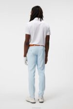 Peat Polo White Men J.Lindeberg Clothing 66XF103