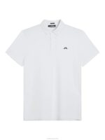Peat Polo White Men J.Lindeberg Clothing 66XF103 - Image 5