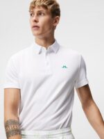 Peat Polo White Men J.Lindeberg Clothing 66XF258 - Image 3