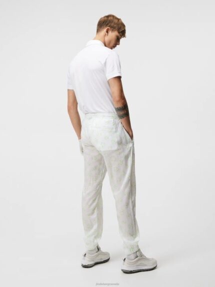 Peat Polo White Men J.Lindeberg Clothing 66XF258