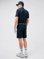 Peat Relaxed Fit Polo Navy Men J.Lindeberg Clothing 66XF2069 - Image 2