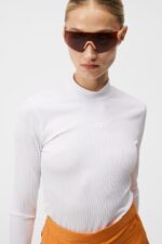 Peggy Top White Women J.Lindeberg Clothing 66XF1524 - Image 3