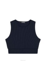 Penelope Top Navy Women J.Lindeberg Clothing 66XF1405 - Image 6