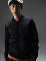 Penn Hybrid Bomber Jacket Black Men J.Lindeberg Clothing 66XF2381 - Image 3