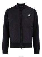 Penn Hybrid Bomber Jacket Black Men J.Lindeberg Clothing 66XF2381 - Image 4