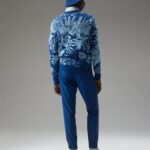Percy Sweater Hibiscus Blue Men J.Lindeberg Clothing 66XF659