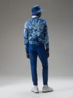 Percy Sweater Hibiscus Blue Men J.Lindeberg Clothing 66XF659