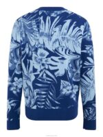 Percy Sweater Hibiscus Blue Men J.Lindeberg Clothing 66XF659 - Image 5