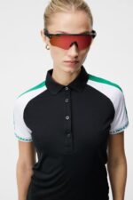Perinne Polo Black Women J.Lindeberg Clothing 66XF1472 - Image 3