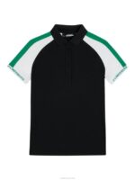 Perinne Polo Black Women J.Lindeberg Clothing 66XF1472 - Image 5