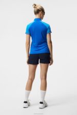 Perinne Polo Lapis Blue Women J.Lindeberg Clothing 66XF1473
