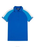 Perinne Polo Lapis Blue Women J.Lindeberg Clothing 66XF1473 - Image 5
