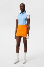 Perinne Polo Little Boy Blue Women J.Lindeberg Clothing 66XF1339 - Image 2