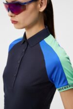 Perinne Polo Navy Women J.Lindeberg Clothing 66XF1338 - Image 3