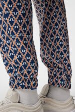 Petrus Print Pant Estate Blue Diamond Men J.Lindeberg Clothing 66XF390 - Image 5
