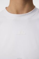 Phoebe Top White Women J.Lindeberg Clothing 66XF1506 - Image 5