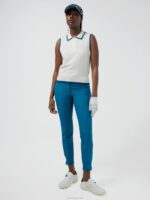 Pia Golf Pant Moroccan Blue Women J.Lindeberg Clothing 66XF2802 - Image 2