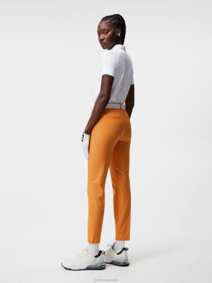 Pia Pant Russet Orange Women J.Lindeberg Clothing 66XF1756